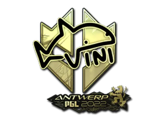Sticker | VINI (Gold) | Antwerp 2022