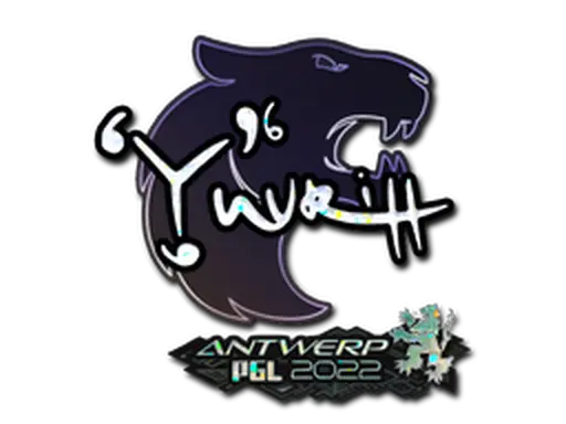 Sticker | yuurih (Glitter) | Antwerp 2022