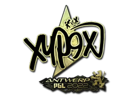 Sticker | Xyp9x (Gold) | Antwerp 2022