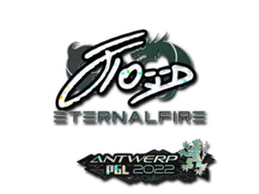 Sticker | xfl0ud (Glitter) | Antwerp 2022