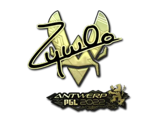Sticker | ZywOo (Gold) | Antwerp 2022