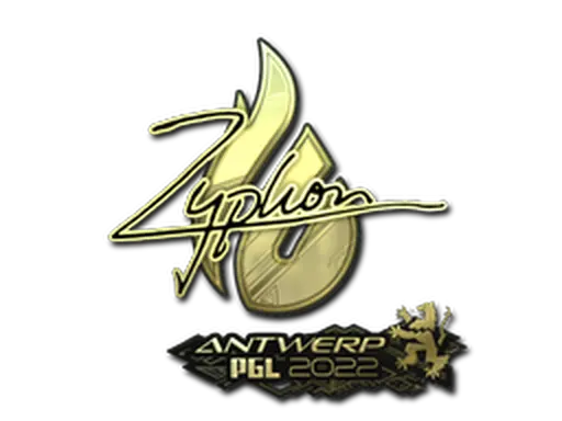 Sticker | Zyphon (Gold) | Antwerp 2022