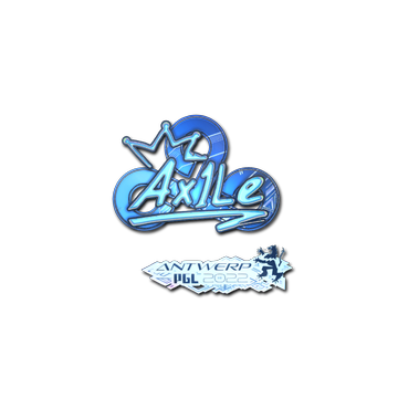 Sticker | Ax1Le (Holo) | Antwerp 2022