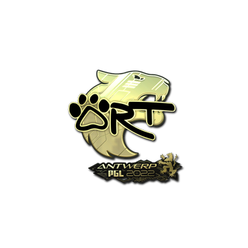 Sticker | arT (Gold) | Antwerp 2022