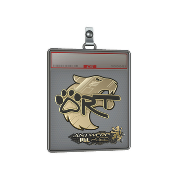 Sticker Slab | arT (Gold) | Antwerp 2022