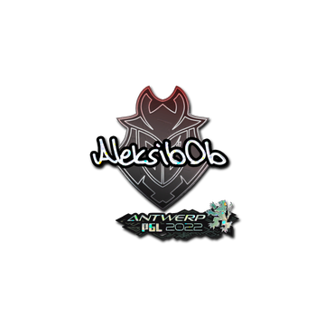 Sticker | Aleksib (Glitter) | Antwerp 2022