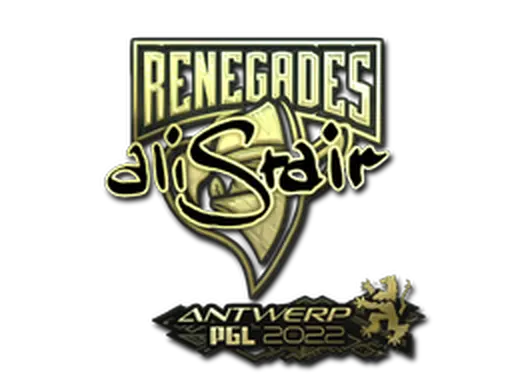 Sticker | aliStair (Gold) | Antwerp 2022