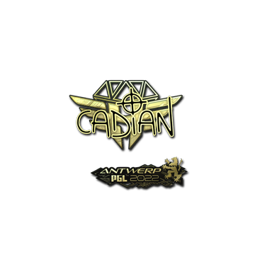 Sticker | cadiaN (Gold) | Antwerp 2022