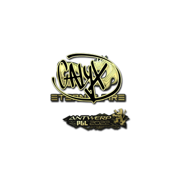 Sticker | Calyx (Gold) | Antwerp 2022