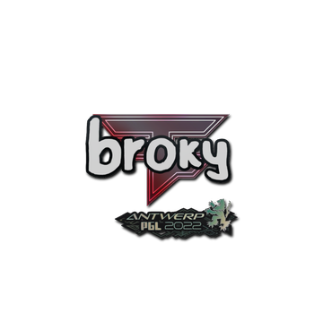 Sticker | broky | Antwerp 2022