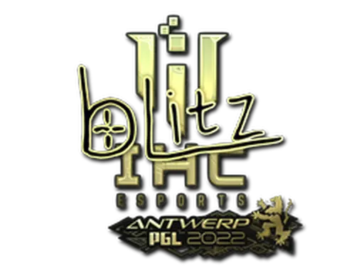 Sticker | bLitz (Gold) | Antwerp 2022
