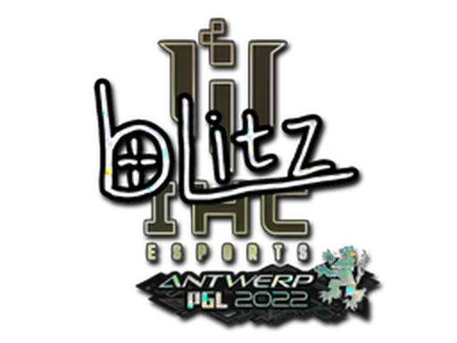 Sticker | bLitz (Glitter) | Antwerp 2022