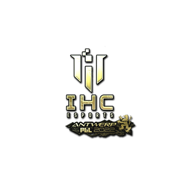 Sticker | IHC Esports (Gold) | Antwerp 2022