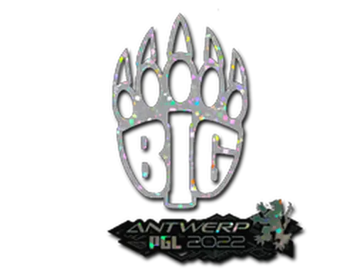 Sticker | BIG (Glitter) | Antwerp 2022