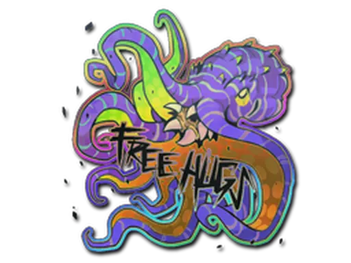Sticker | Free Hugs (Holo)