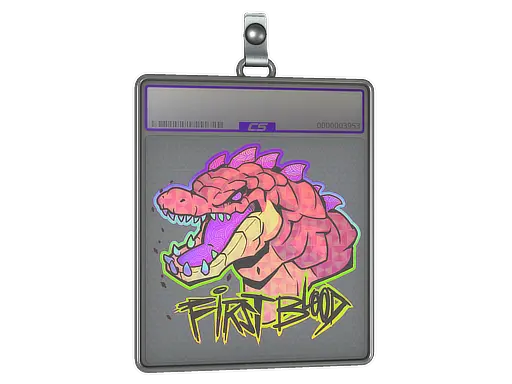 Sticker Slab | First Blood (Holo)