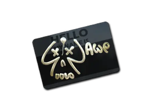 Sticker | Hello AWP (Gold)