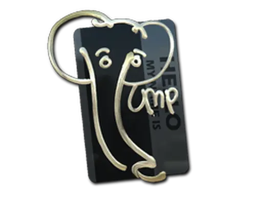 Sticker | Hello UMP-45 (Gold)