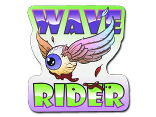 Sticker | Toxic Wave Rider