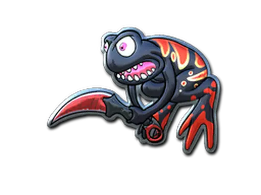 Sticker | Crimson Web Poison Frog (Foil)