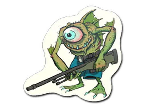 Sticker | Green Cyclawps