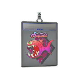 Sticker Slab | Pink Jaggyfish image