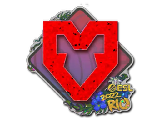 Sticker | MOUZ (Glitter) | Rio 2022