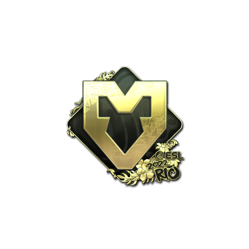 Sticker | MOUZ (Gold) | Rio 2022