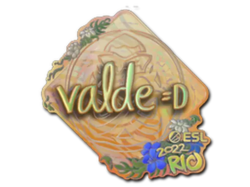 Sticker | v4lde (Holo) | Rio 2022