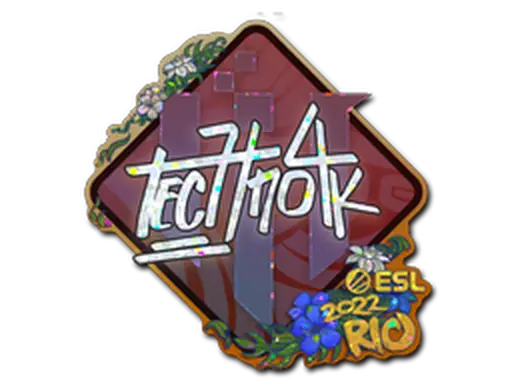 Sticker | Techno4K (Glitter) | Rio 2022