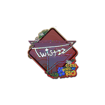 Sticker | Twistzz (Glitter) | Rio 2022