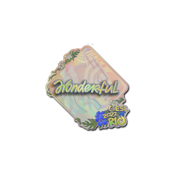 Sticker | w0nderful (Holo) | Rio 2022