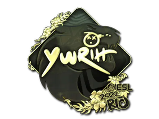 Sticker | yuurih (Gold) | Rio 2022