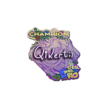 Sticker | qikert (Champion) | Rio 2022