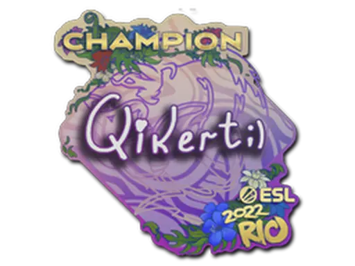 Sticker | qikert (Champion) | Rio 2022