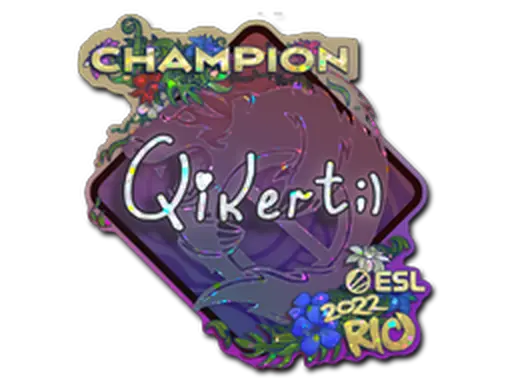 Sticker | qikert (Glitter, Champion) | Rio 2022