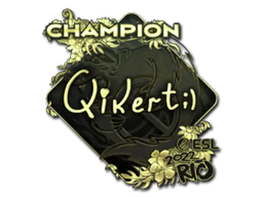 Sticker | qikert (Gold, Champion) | Rio 2022
