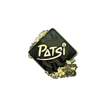Sticker | Patsi (Gold) | Rio 2022