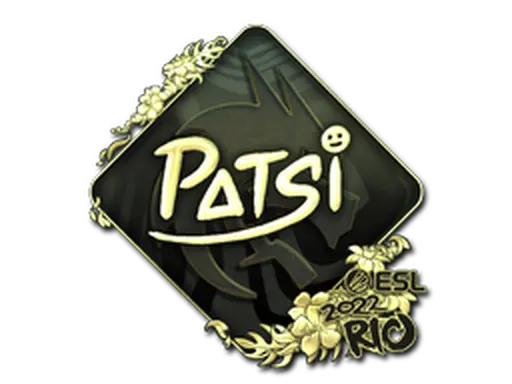 Sticker | Patsi (Gold) | Rio 2022