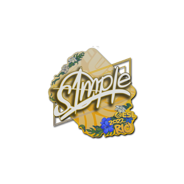 Sticker | s1mple | Rio 2022