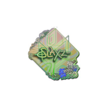 Sticker | slaxz- (Holo) | Rio 2022