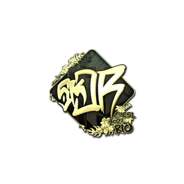 Sticker | sk0R (Gold) | Rio 2022