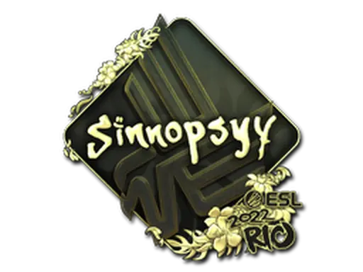 Sticker | sinnopsyy (Gold) | Rio 2022