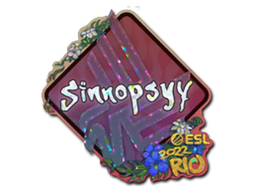 Sticker | sinnopsyy (Glitter) | Rio 2022