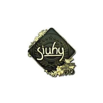 Sticker | siuhy (Gold) | Rio 2022