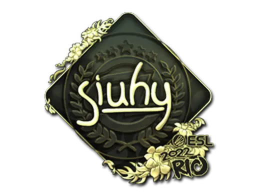Sticker | siuhy (Gold) | Rio 2022