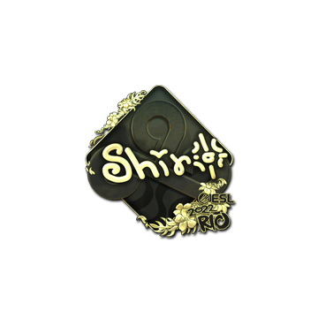 Sticker | sh1ro (Gold) | Rio 2022