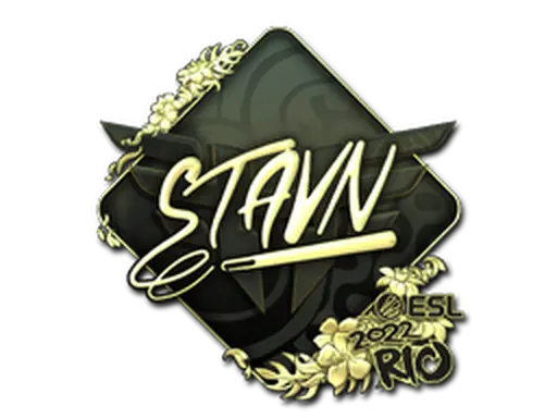 Sticker | stavn (Gold) | Rio 2022