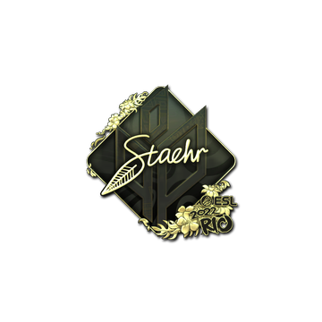Sticker | Staehr (Gold) | Rio 2022