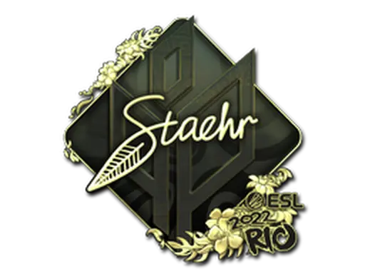 Sticker | Staehr (Gold) | Rio 2022